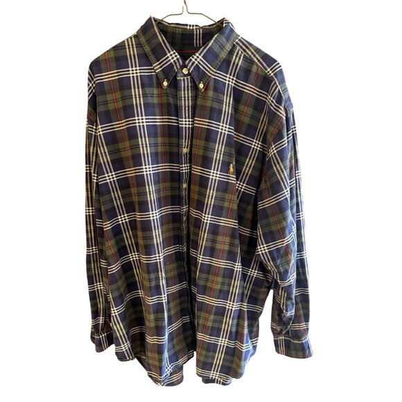 Ralph Lauren Lot of 3  Mens Plaid Button-Down Shirts 2XB Cotton Classic Fit - Picture 2 of 11